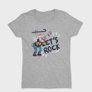 Lets Rock Grandpa, Women's T-Shirt