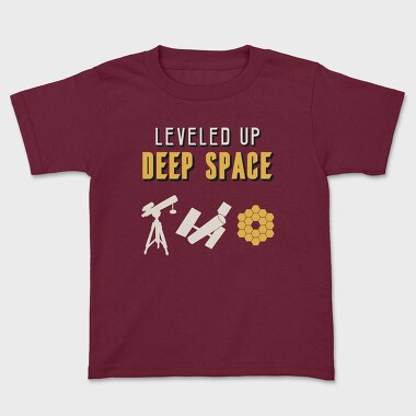 Kids' T-Shirt, Leveled Up Telescopes