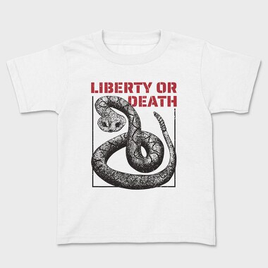 Liberty or Death Snake, Kids' T-Shirt