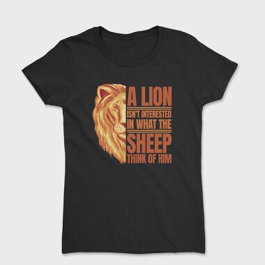 Lion Quote, Women's T-Shirt