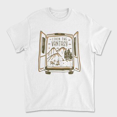 Livin the Vantasy, Unisex Men's T-Shirt