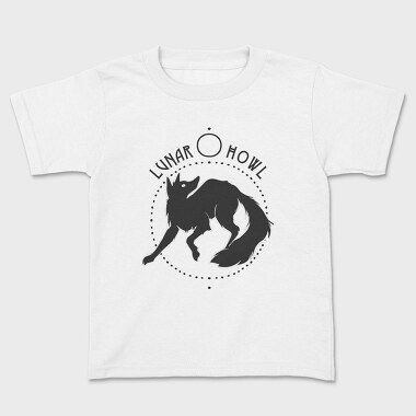 Lunar Howl, Kids' T-Shirt