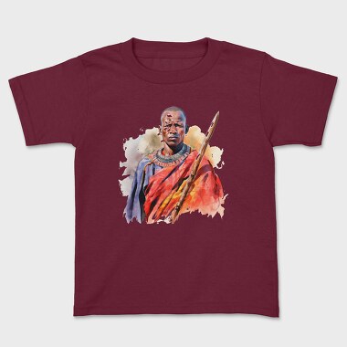Детска Тениска, Maasai Warrior Masai