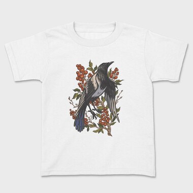 Magpie Berries, Kids' T-Shirt