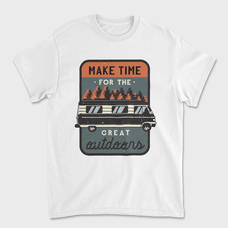 Make Time for Great Outdoors, Unisex Men's T-Shirt