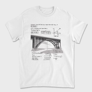 Mathbridge, Unisex Men's T-Shirt