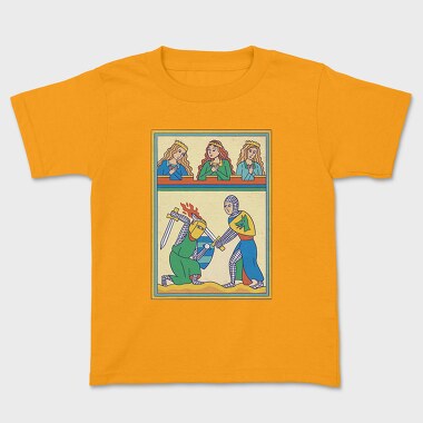 Medieval Illustration, Kids' T-Shirt