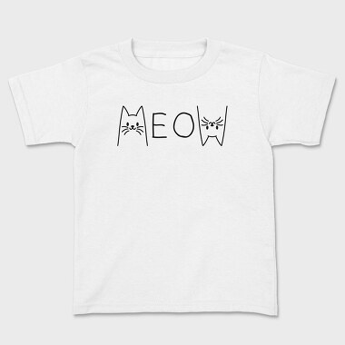 Meow Cats, Kids' T-Shirt