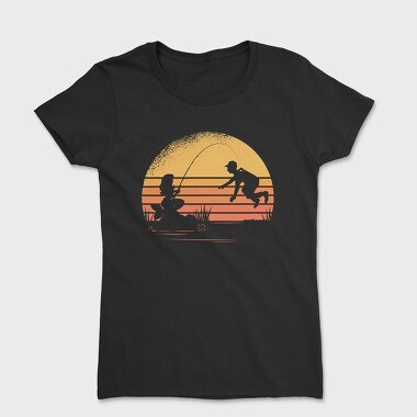 Mermaid Is Fishing, Women's T-Shirt