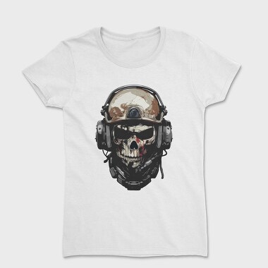 Military Skull, Women's T-Shirt