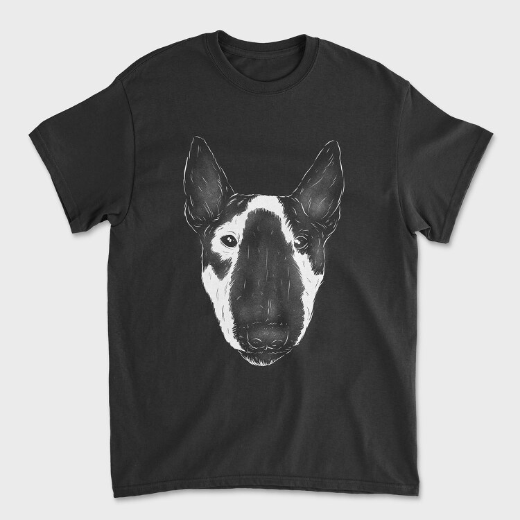 Unisex Men's T-Shirt, Miniature Bull Terrier