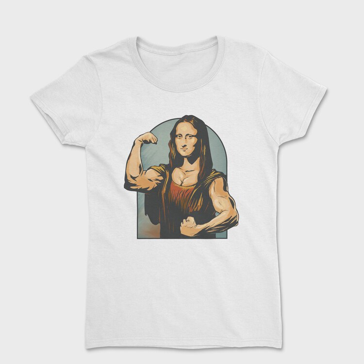 Mona Lisa Lifter, Women's T-Shirt