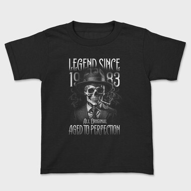 Skull Aged Monochrome, Kids' T-Shirt
