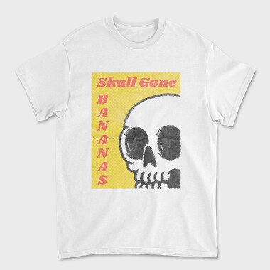 Skull Bananas, Unisex Men's T-Shirt