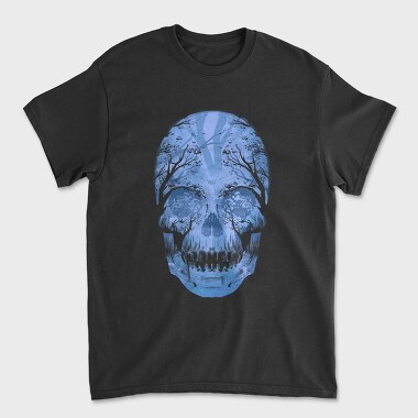 Skull Forest, Унисекс Мъжка Тениска