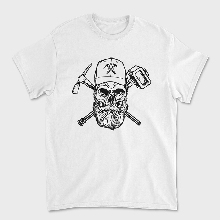 Skull Hammer, Унисекс Мъжка Тениска