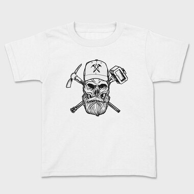 Skull Hammer, Kids' T-Shirt