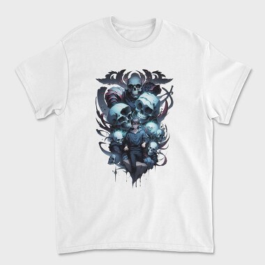 Skulls and Boy, Unisex Men's T-Shirt