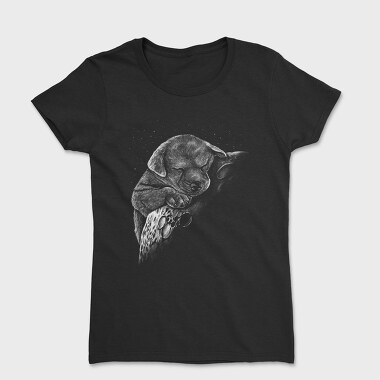 Sleeping Dog Monochrome, Women's T-Shirt