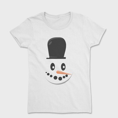 Snow Man Face 6, Women's T-Shirt