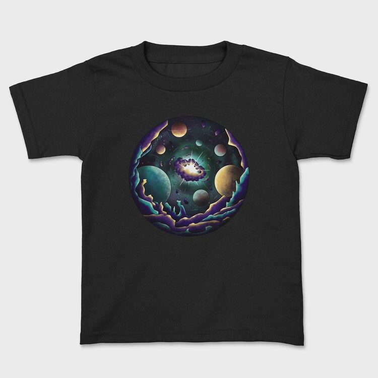 Space Explosion, Kids' T-Shirt