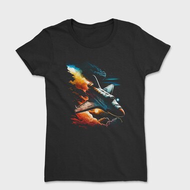 Space Shuttle Colorful, Women's T-Shirt