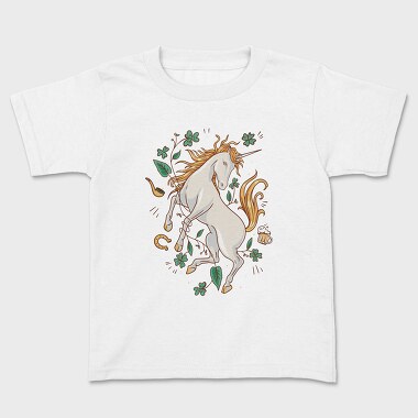 St Patricks Unicorn, Kids' T-Shirt