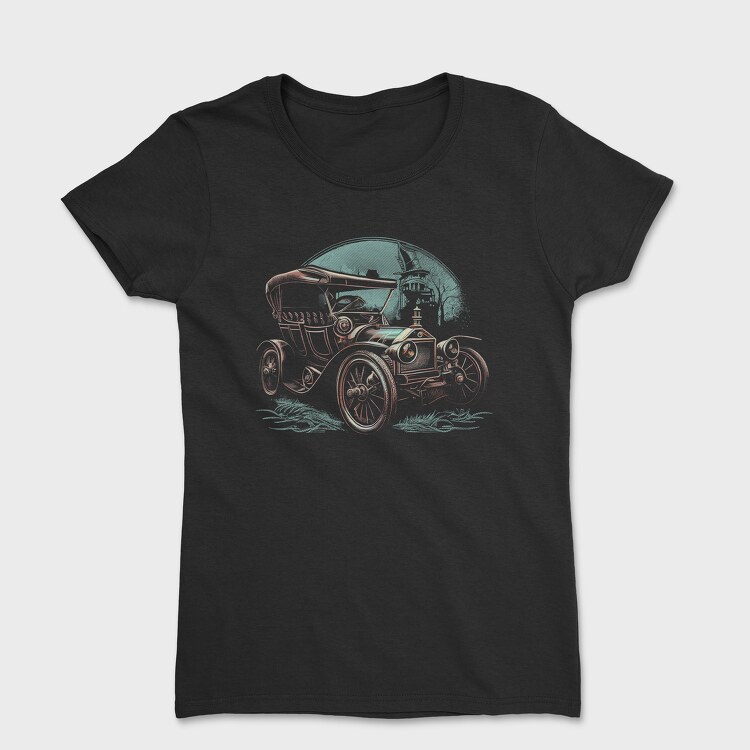 Steampunk Car, Women's T-Shirt
