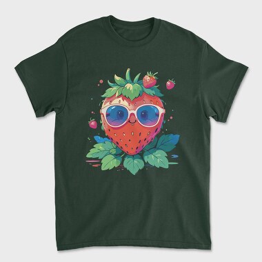 Strawbwerry Sunglasses, Unisex Men's T-Shirt