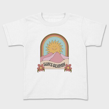 Suns Beamin, Kids' T-Shirt