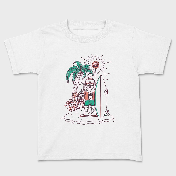 Surfer Santa, Детска Тениска