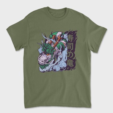 Sushi Dragon, Unisex Men's T-Shirt