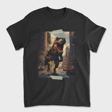 T Rex Graphic, Unisex Men's T-Shirt