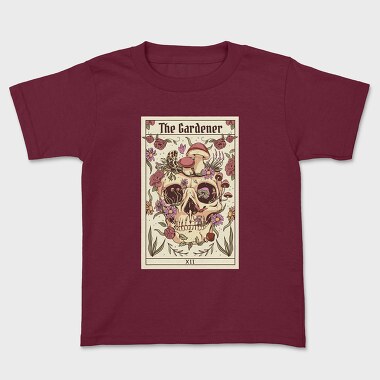 Tarot Card the Gardener, Kids' T-Shirt