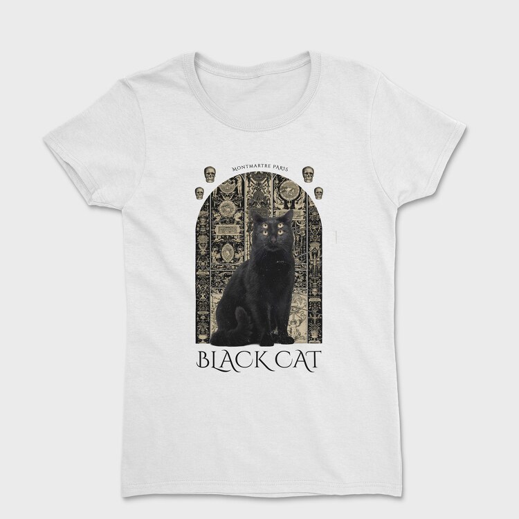 The Black Cat, Women's T-Shirt