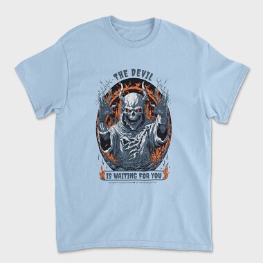 The Devil Is Waiting for You, Unisex Men's T-Shirt