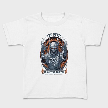 The Devil Is Waiting for You, Kids' T-Shirt