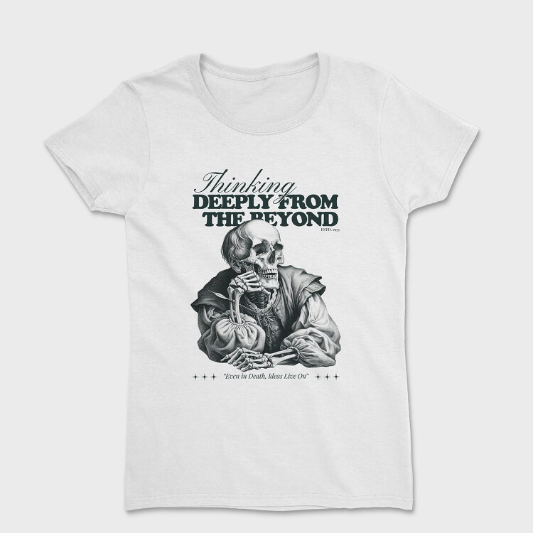 Thinking Deeply From the Beyond, Women's T-Shirt