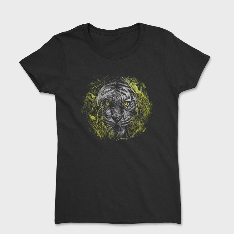 Tiger Hiding, Women's T-Shirt