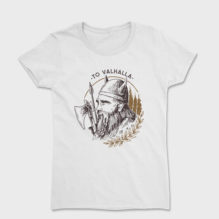 To Valhalla Viking, Дамска Тениска