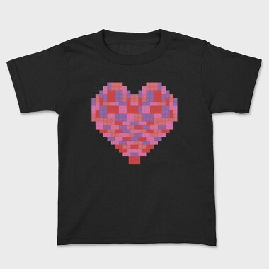 Toy Brick Heart, Kids' T-Shirt