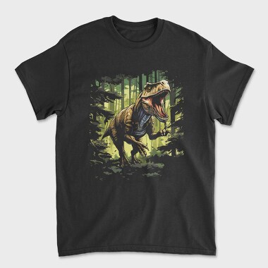 Trex Running Realistic, Unisex Men's T-Shirt