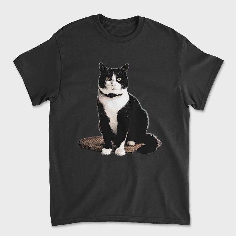 Tuxedo Cat, Unisex Men's T-Shirt