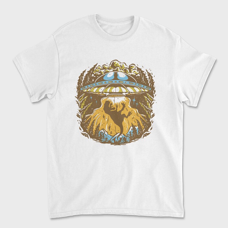 Ufo Dinosaurs, Unisex Men's T-Shirt