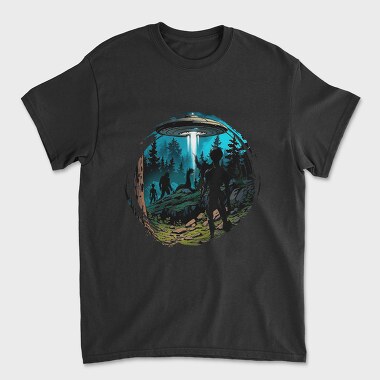 Ufo Nature, Unisex Men's T-Shirt