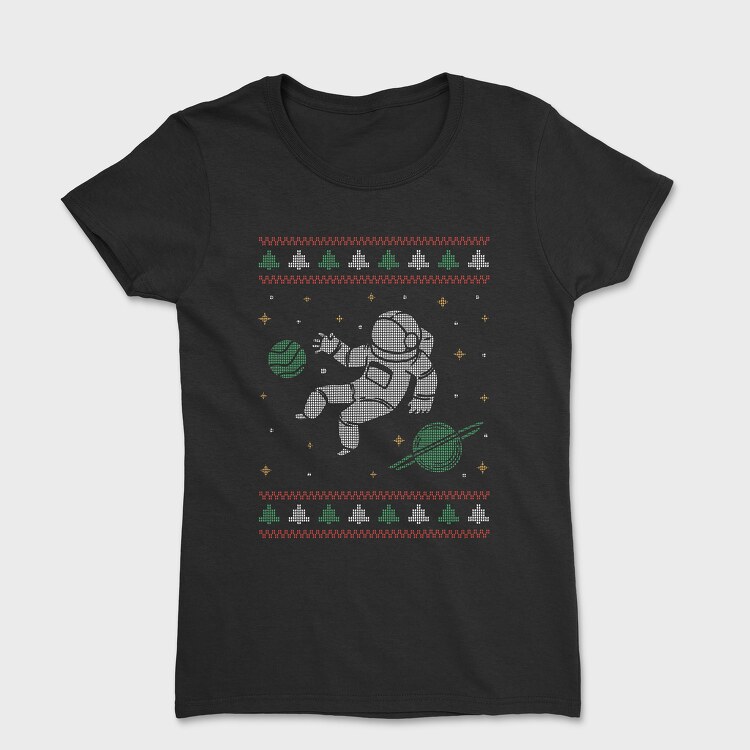 Ugly Sweater Space, Women's T-Shirt