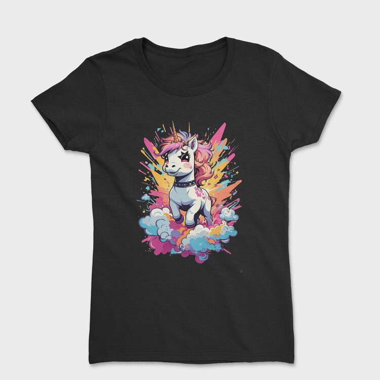 Unicorn Color Splash, Women's T-Shirt