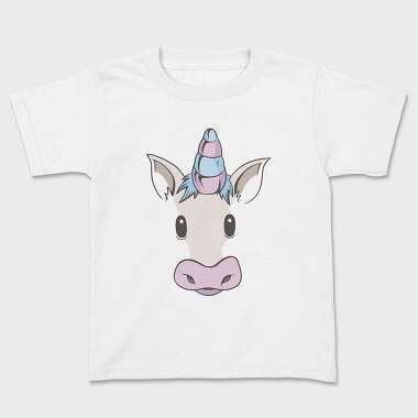 Unicorn Face, Kids' T-Shirt
