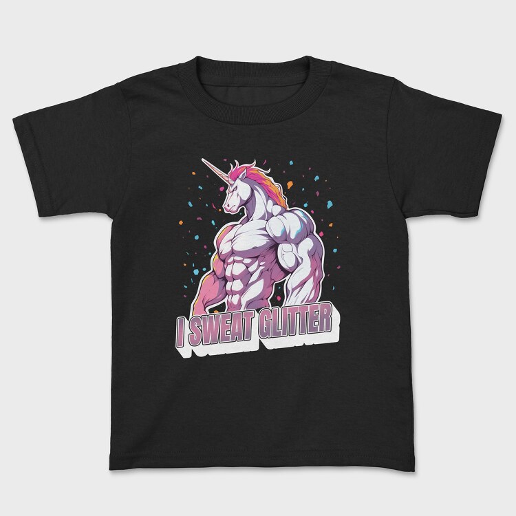 Unicorn Muscle, Kids' T-Shirt
