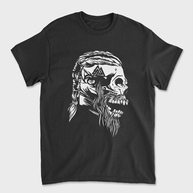 Viking Skull 3, Unisex Men's T-Shirt